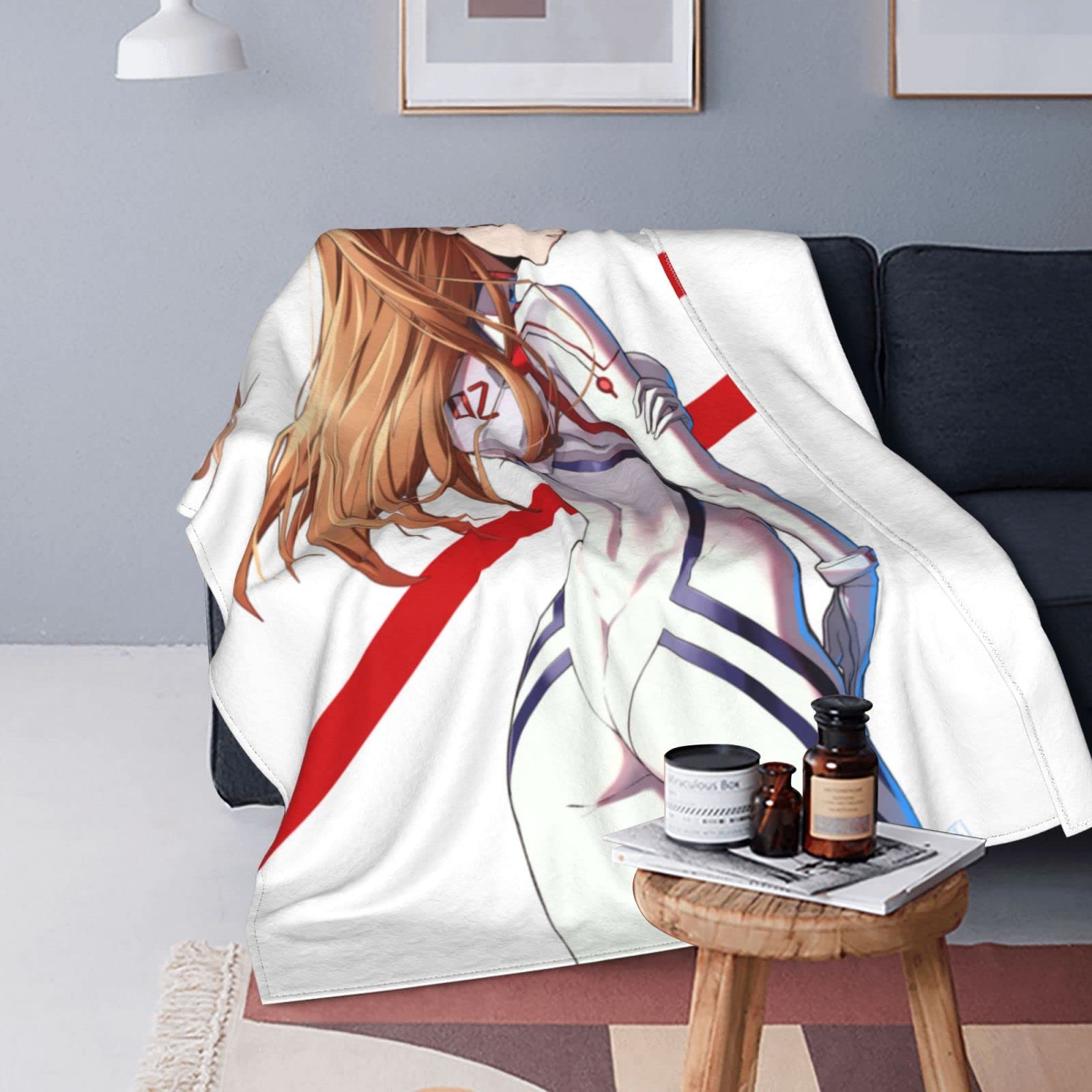 Amazon｜新世紀エヴァンゲリオン Eva Nerv アスカ ブランケット 毛布